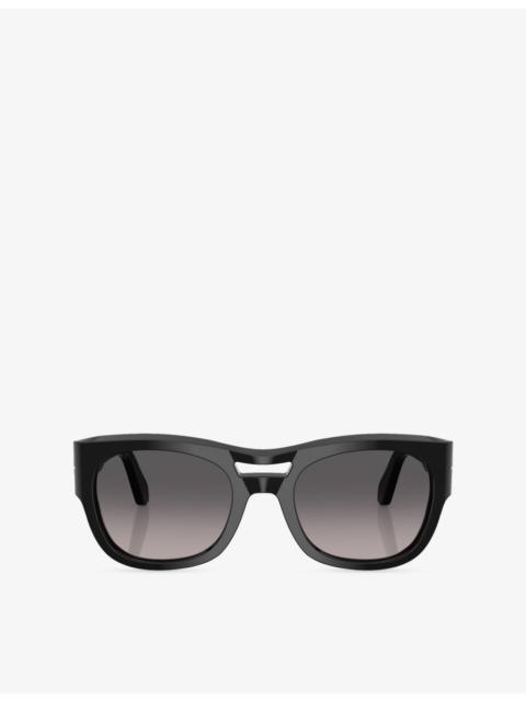 Persol PO0064S Pillow-Frame Acetate Sunglasses