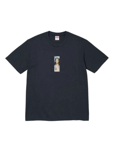 Supreme Supreme FW26 Prayer Card Box Logo T-Shirt 'Navy' SUP-FW26-001-NVY