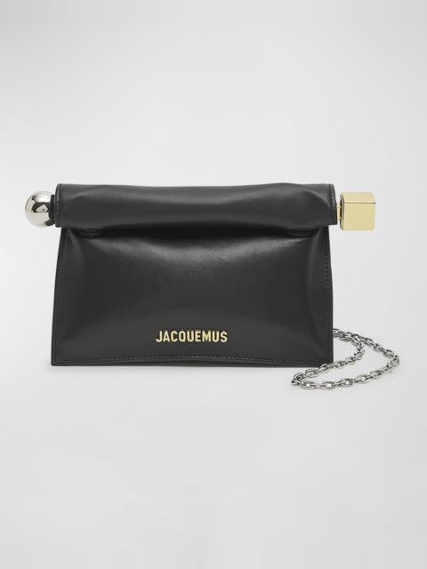 JACQUEMUS La Petite Pochette Rond Clutch Bag