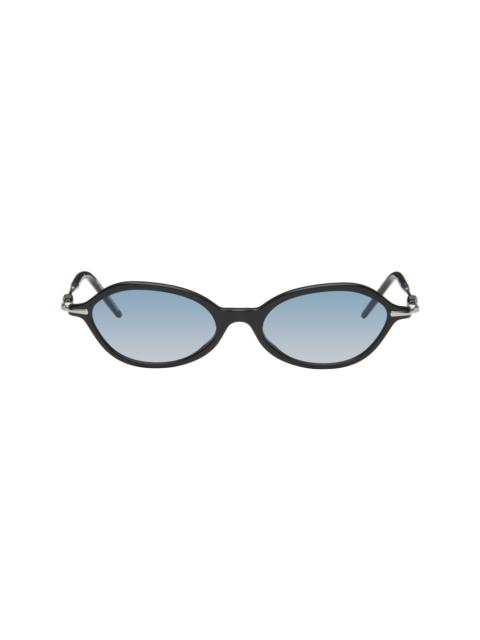 BONNIE CLYDE® Black & Silver Nisa Sunglasses