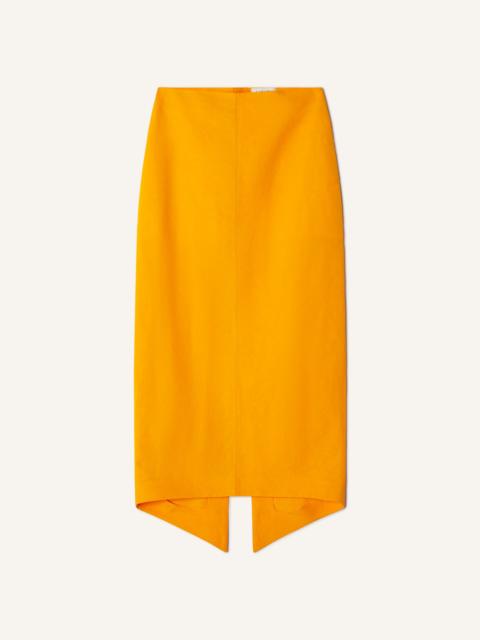 Lanvin ASYMMETRICAL MIDI SKIRT IN PAPER AND VISCOSE