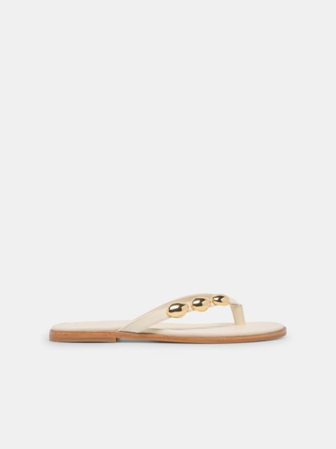 dolce vita JUNY SANDALS OFF WHITE LEATHER