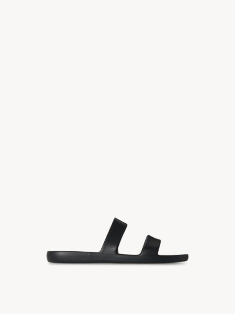 The Row Foam Sandal in Rubber