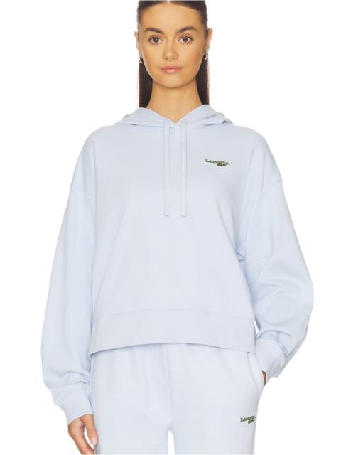 LACOSTE Oversize Fit Molleton Hoodie