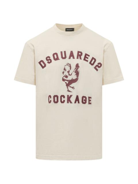 DSQUARED2 rooster-print T-shirt