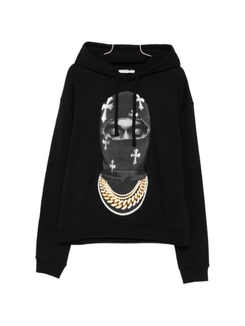 ih nom uh nit graphic-print hoodie