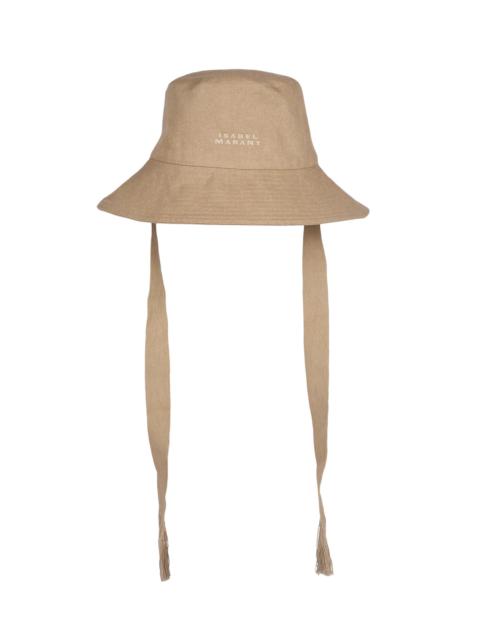 Isabel Marant Women's Shaley Logo Bucket Hat - Sahara