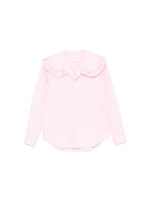 Comme des Garçons GIRL frill wide-collared shirt