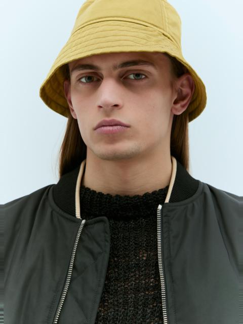 Dries Van Noten Topstitching Bucklet Hat