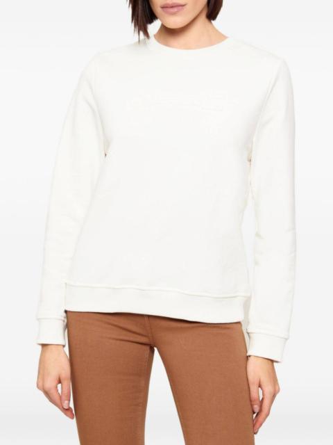 ELISABETTA FRANCHI long-sleeve embossed sweatshirt