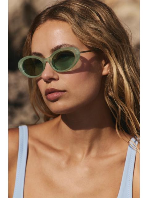 FREE PEOPLE Mae Oval Sunglasses