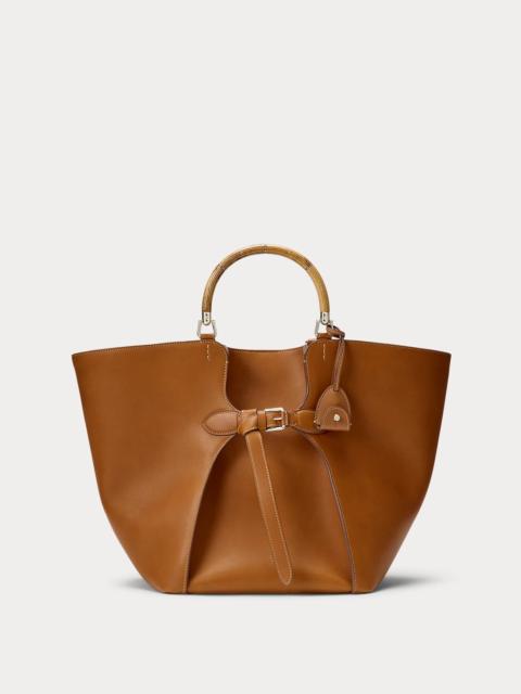 Ralph Lauren The Ralph Calfskin Large Tote
