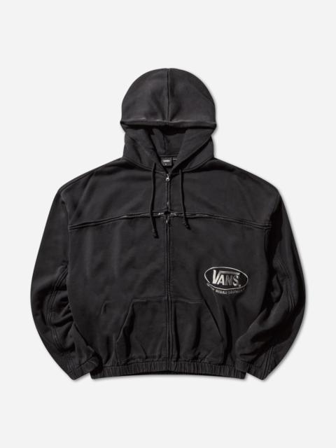 Vans Act of Disagreement T Zipped Hoodie Washed Black