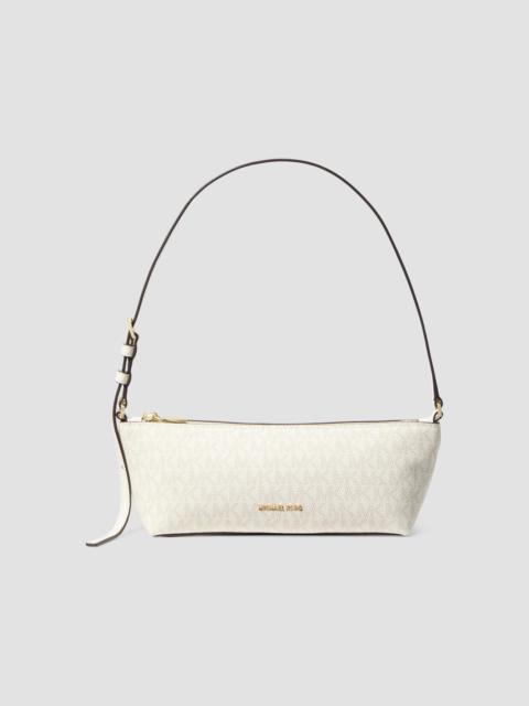 MICHAEL KORS Women's Laila Small Monogram East West Pochette - Eggshell