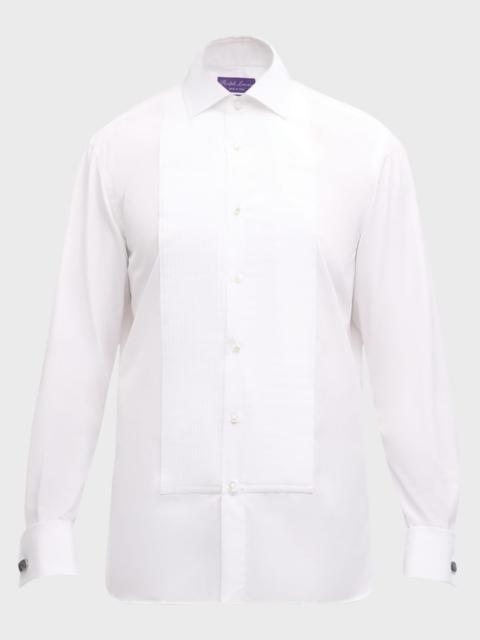 Ralph Lauren Solid Poplin Aston Pleated Formal Ds