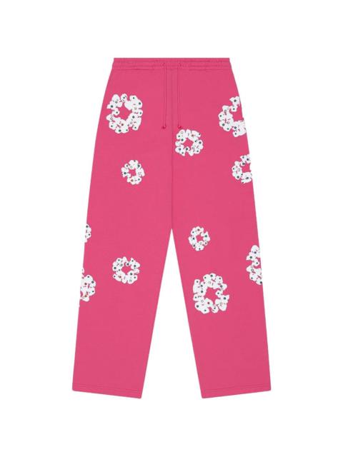 DENIM TEARS rhinestone-embellished cotton track pants