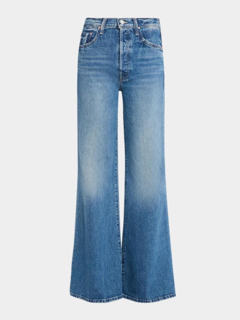 MOTHER The Tomcat Roller Sneak Wide-Leg Jeans