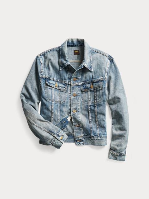 RRL by Ralph Lauren Leeland Indigo Denim Trucker Jacket