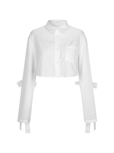 CECILIE BAHNSEN Vinh cropped shirt