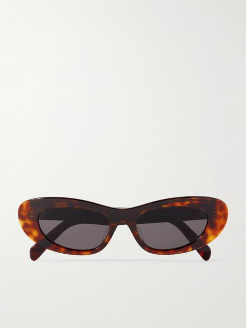 CELINE Cat-eye Tortoiseshell Acetate Sunglasses