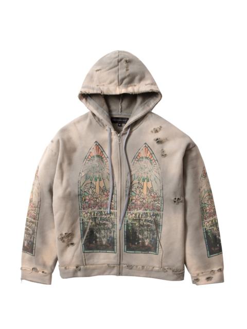 WHO DECIDES WAR FADED ZIP UP
