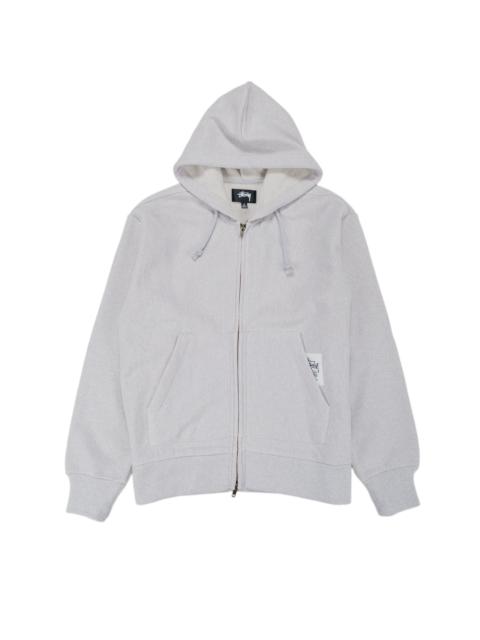Stüssy Brass Zip Knit Hood Ash Heather