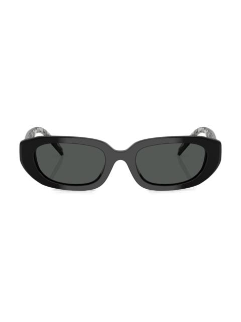 TORY BURCH Women's 52MM Rectangular Sunglasses - Grey Black