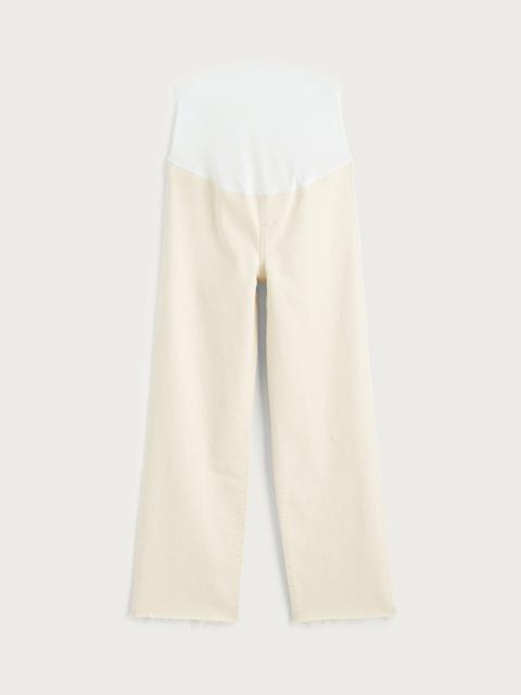 Madewell The Maternity Perfect Vintage Wide-Leg Crop Jean in Vintage Canvas