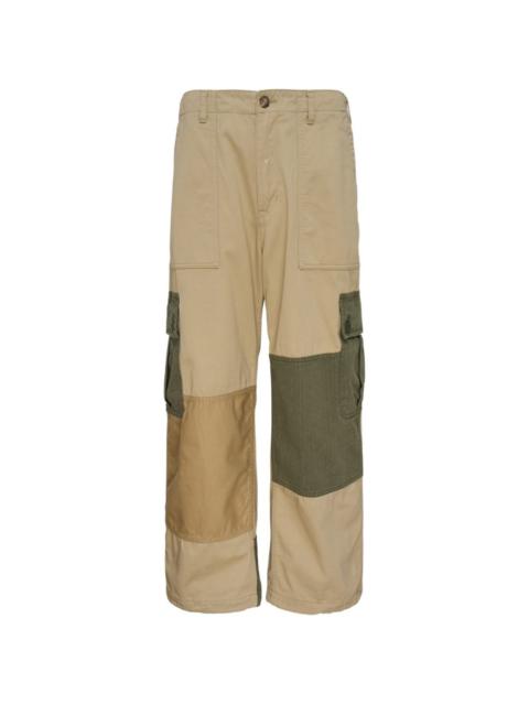 Comme des Garçons Homme patchwork cotton cargo pants