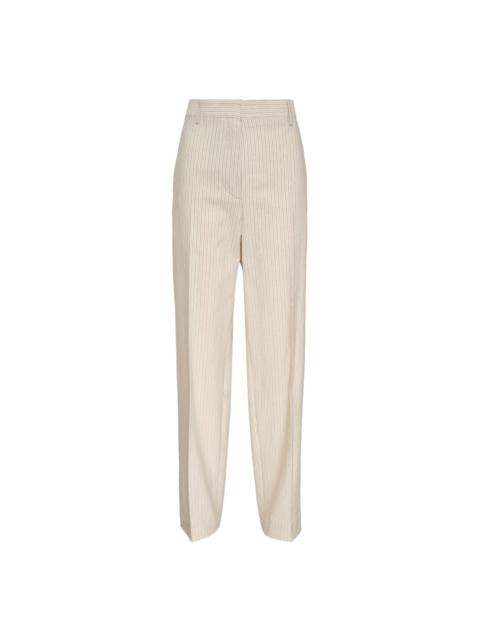 Dries Van Noten Low-Waisted Tailored Wide-Leg Pants
