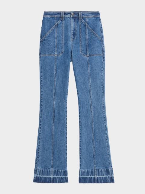 Cinq à Sept Briella Flare Jeans with Released Hem