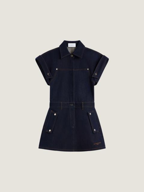 Givenchy MINI DRESS IN RAW DENIM