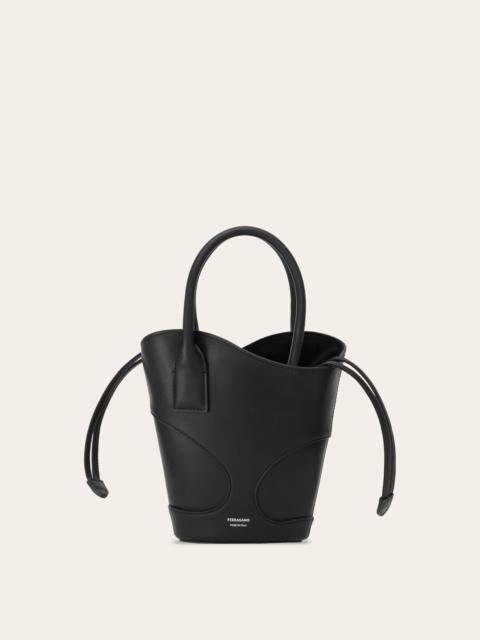 Tote bag with cut-out detailing (S)