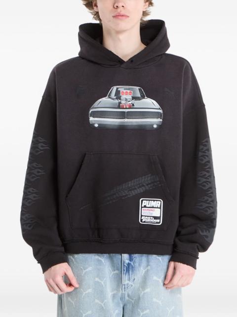 PUMA x Fast & Furious graphic-print hoodie