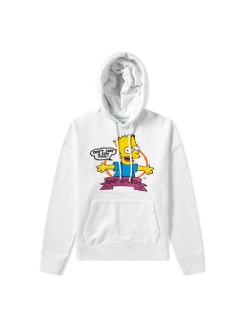 Off-White Men's Off-White Bart Simpson Printing White OMBB037S19D250040188