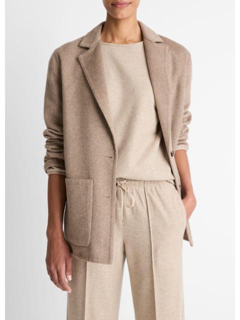 Vince Double-Face Wool & Cashmere-Blend Blazer