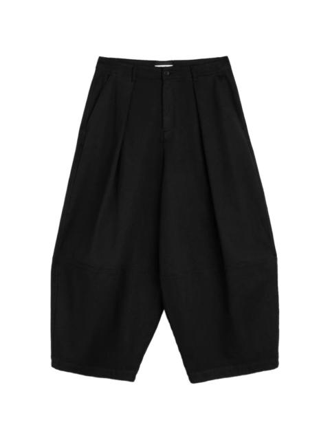 YMC Earth Deadbeat wide-leg pleated trousers