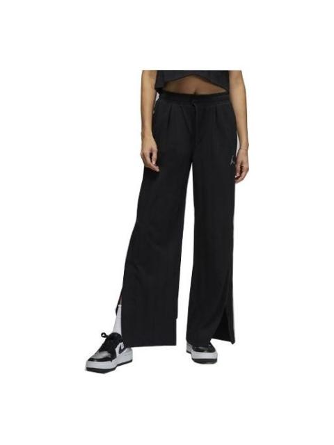 Jordan (WMNS) Air Jordan Logo Knit Trousers 'Black' DX0397-010