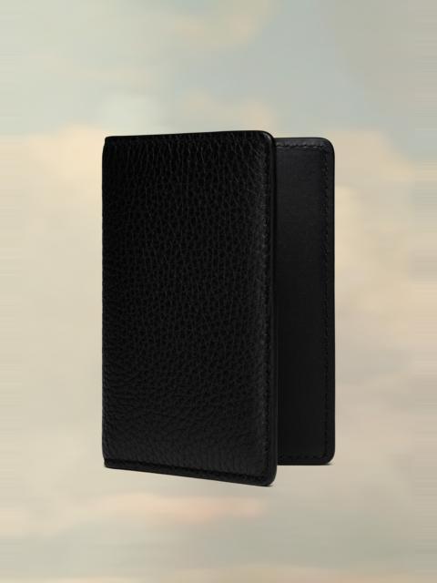 Bi-fold leather cardholder