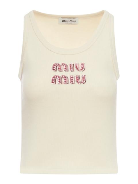 Miu Miu Miu Miu Women Top With Applications