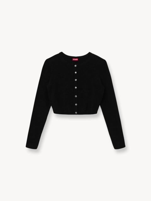 STAUD DEANNA SWEATER BLACK