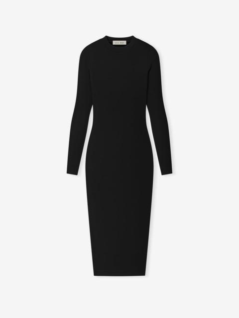 ESSENTIALS Fitted Long Sleeve Dress