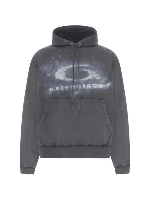 BALENCIAGA Balenciaga CRAYON LOOP LOGO HOODIE