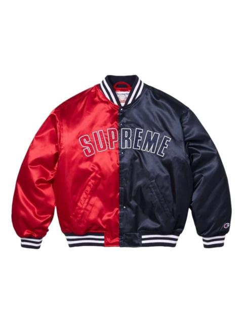 Supreme Supreme x Champion SS26 Satin Varsity Jacket 'Multicolor' SUP-SS26-170-MLT