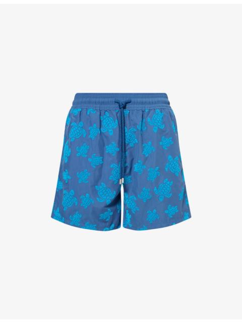 Vilebrequin Moorea Turtle-Print Swim Shorts