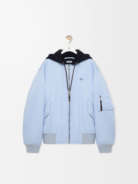 Loewe Bomber jacket in technical shell