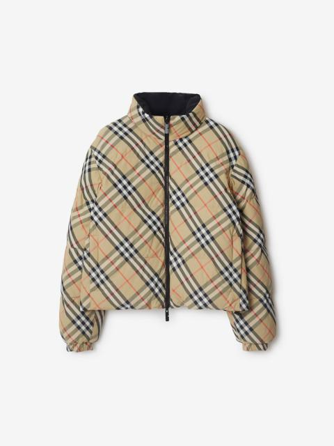 Burberry Reversible Check Nylon Puffer Jacket