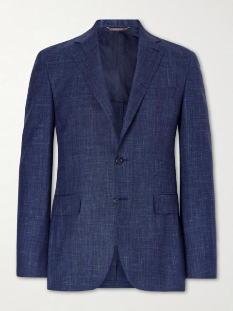 Canali Wool, Silk and Linen-Blend Suit Jacket
