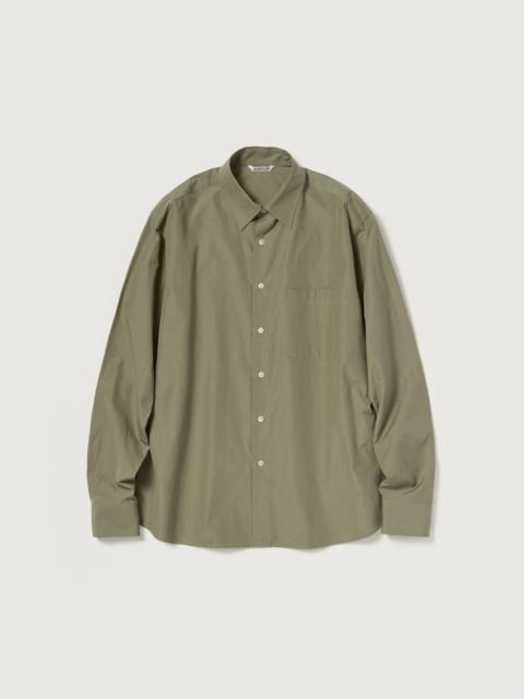 AURALEE FINX LIGHT WEATHER CHAMBRAY SHIRT