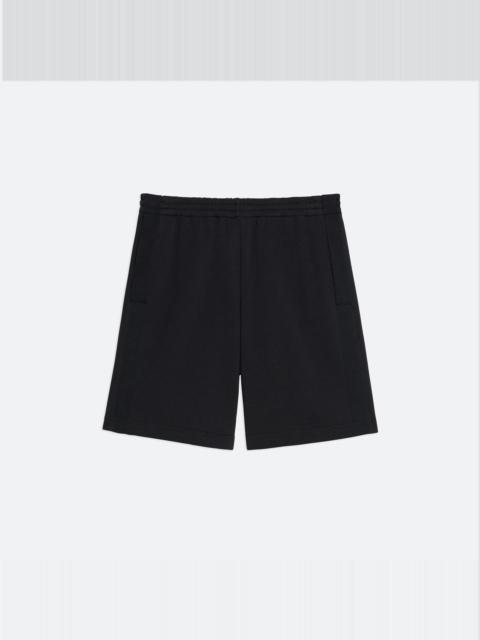 COTTON FLEECE SEATBELT SHORTS